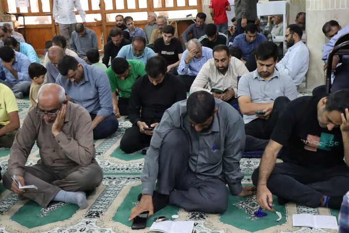تصاویر/ مراسم دعای عرفه در عالیشهر