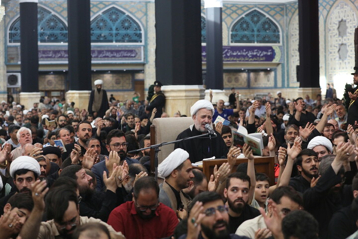 تصاویر/ قرائت دعای عرفه در مسجد مقدس جمکران