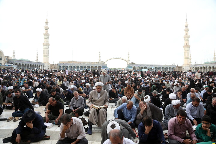 تصاویر/ قرائت دعای عرفه در مسجد مقدس جمکران