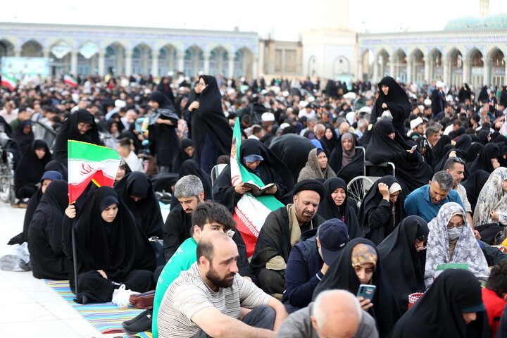 تصاویر/ قرائت دعای عرفه در مسجد مقدس جمکران
