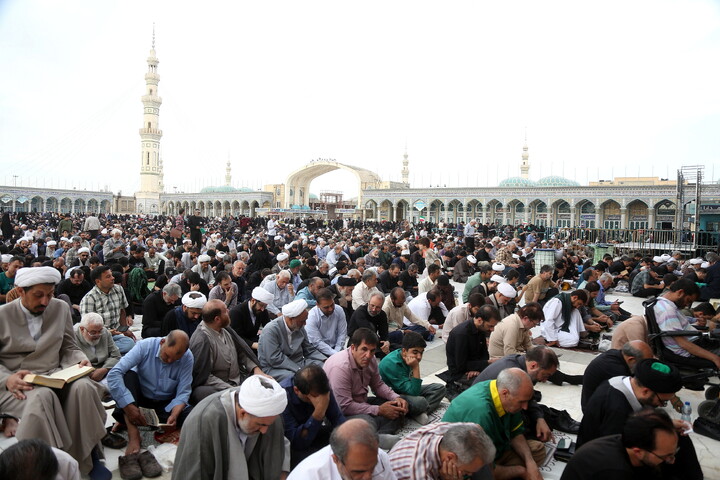 تصاویر/ قرائت دعای عرفه در مسجد مقدس جمکران