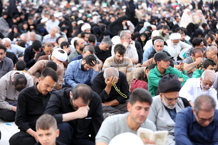 تصاویر/ قرائت دعای عرفه در مسجد مقدس جمکران