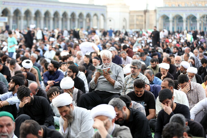 تصاویر/ قرائت دعای عرفه در مسجد مقدس جمکران
