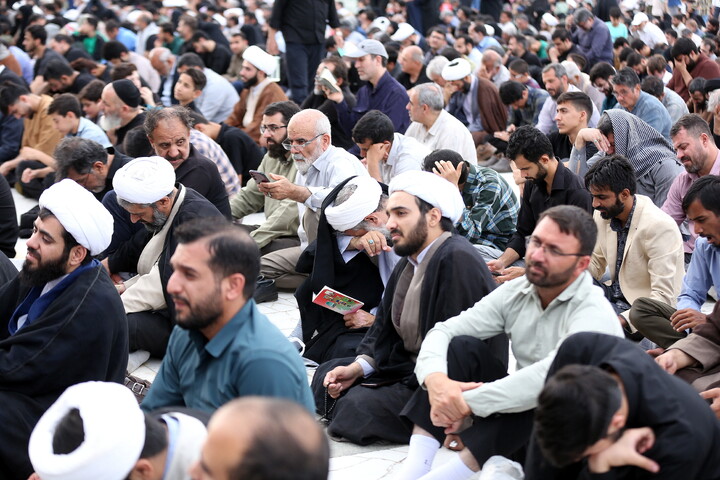 تصاویر/ قرائت دعای عرفه در مسجد مقدس جمکران