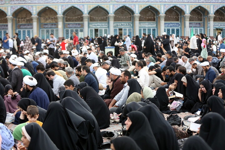 تصاویر/ قرائت دعای عرفه در مسجد مقدس جمکران