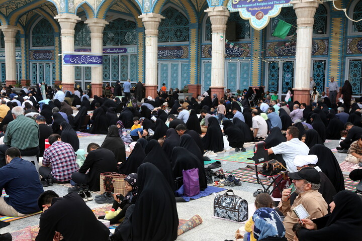 تصاویر/ قرائت دعای عرفه در مسجد مقدس جمکران
