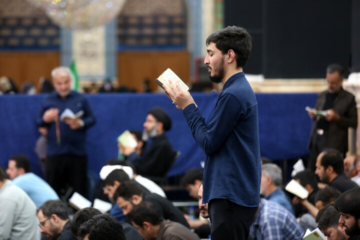 تصاویر/ قرائت دعای عرفه در مسجد مقدس جمکران