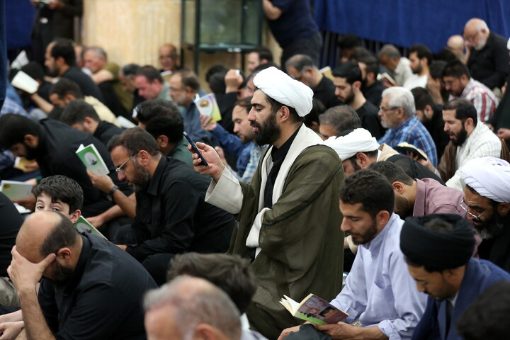 تصاویر/ قرائت دعای عرفه در مسجد مقدس جمکران