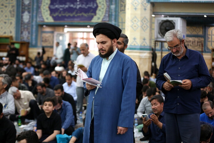 تصاویر/ قرائت دعای عرفه در مسجد مقدس جمکران