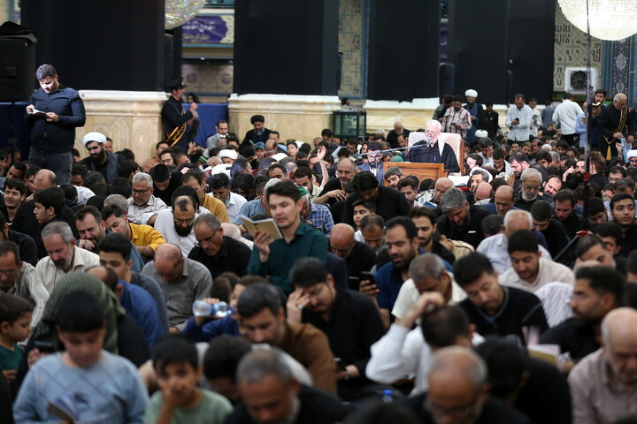 تصاویر/ قرائت دعای عرفه در مسجد مقدس جمکران