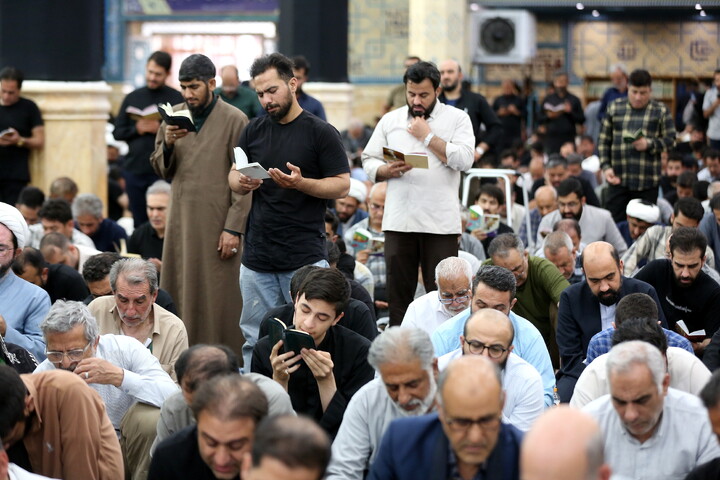 تصاویر/ قرائت دعای عرفه در مسجد مقدس جمکران