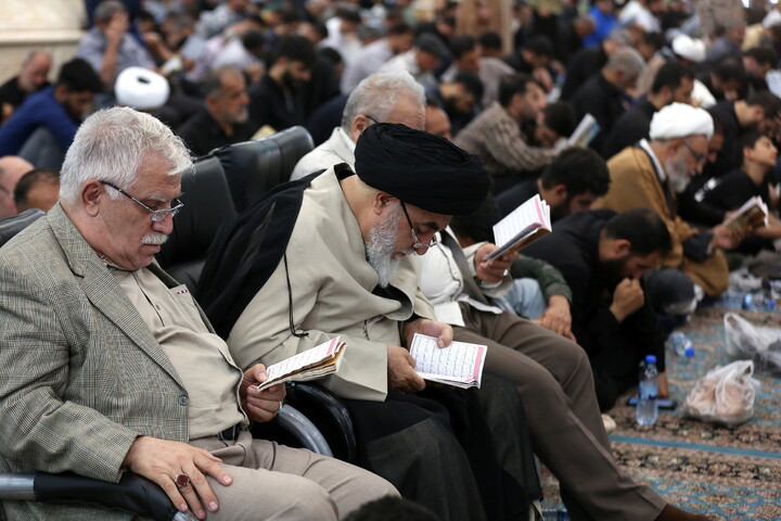 تصاویر/ قرائت دعای عرفه در مسجد مقدس جمکران