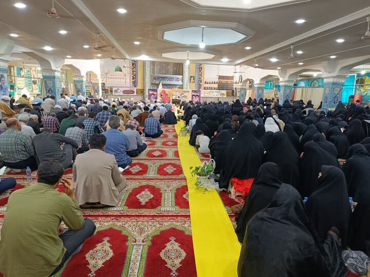 تصاویر/ برگزاری دعای عرفه در مصلّای الغدیر جویبار