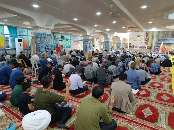 تصاویر/ برگزاری دعای عرفه در مصلّای الغدیر جویبار