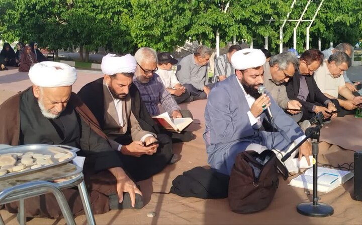 تصاویر/ مراسم قرائت دعای عرفه در بلورد