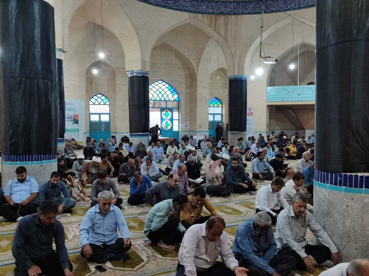 تصاویر/ مراسم قرائت دعای عرفه در کهنوج
