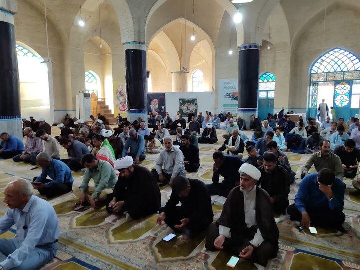 تصاویر/ مراسم قرائت دعای عرفه در کهنوج