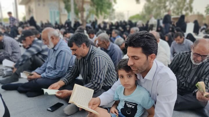 تصاویر/ مراسم قرائت دعای عرفه در کشکوئیه