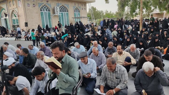 تصاویر/ مراسم قرائت دعای عرفه در کشکوئیه