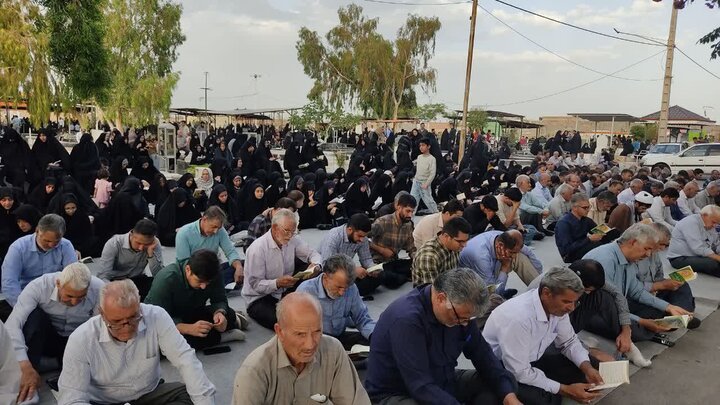 تصاویر/ مراسم قرائت دعای عرفه در کشکوئیه