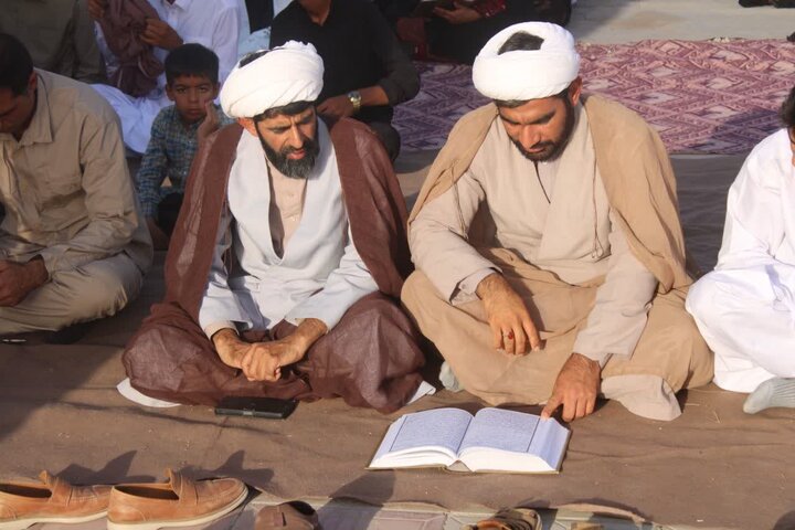 تصاویر/ مراسم قرائت دعای عرفه در جازموریان