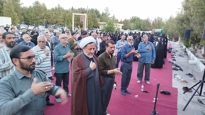 تصاویر/ مراسم قرائت دعای عرفه در ماهان