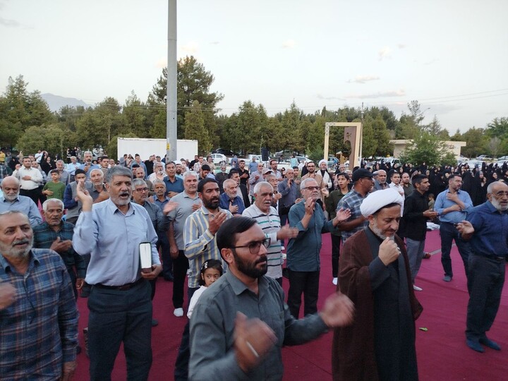 تصاویر/ مراسم قرائت دعای عرفه در ماهان