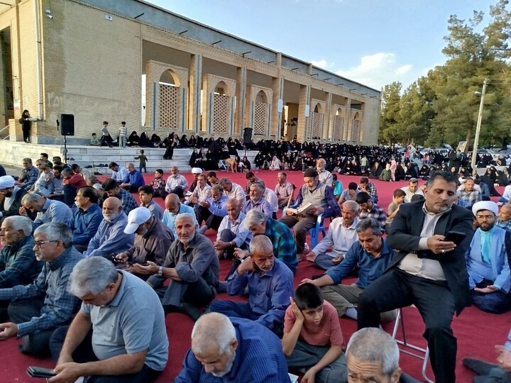 تصاویر/ مراسم قرائت دعای عرفه در ماهان