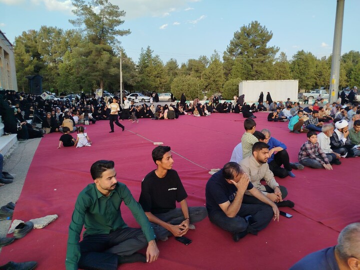 تصاویر/ مراسم قرائت دعای عرفه در ماهان