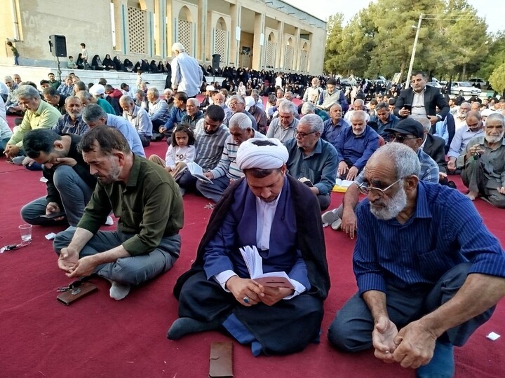 تصاویر/ مراسم قرائت دعای عرفه در ماهان