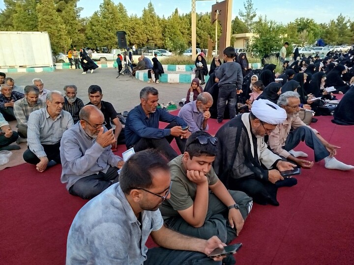 تصاویر/ مراسم قرائت دعای عرفه در ماهان