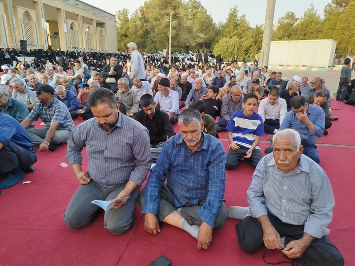 تصاویر/ مراسم قرائت دعای عرفه در ماهان