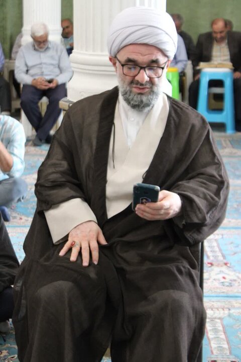 تصاویر/ برگزاری مراسم دعای عرفه در مسجد جامع در شهرستان عباس آباد