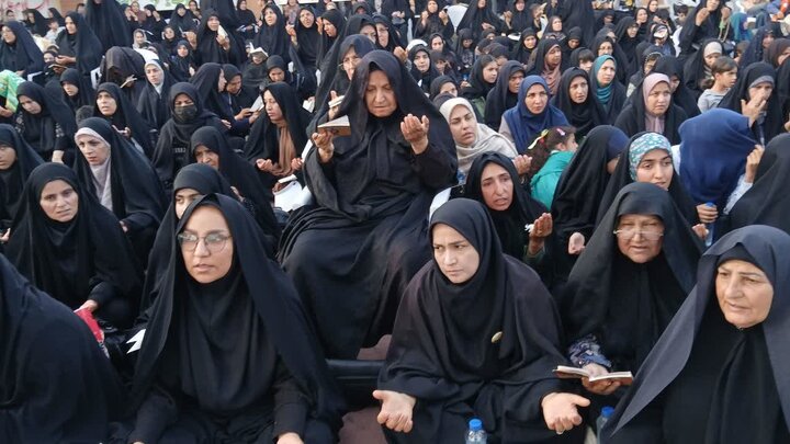 تصاویر/ مراسم قرائت دعای عرفه در جیرفت
