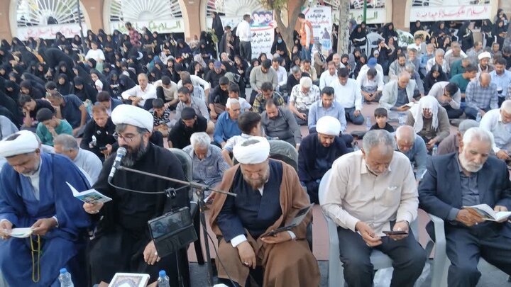 تصاویر/ مراسم قرائت دعای عرفه در جیرفت