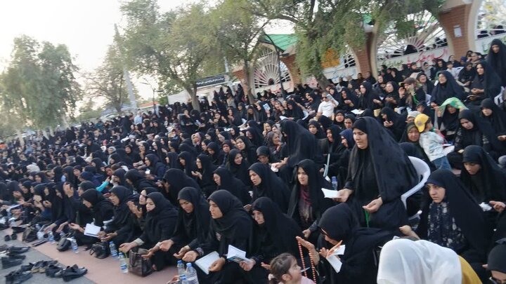 تصاویر/ مراسم قرائت دعای عرفه در جیرفت