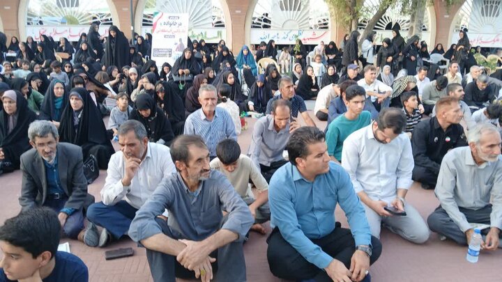 تصاویر/ مراسم قرائت دعای عرفه در جیرفت