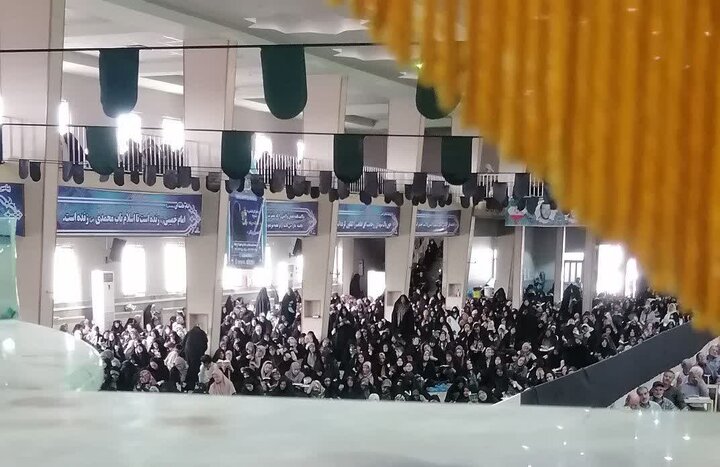 تصاویر/قرائت دعای عرفه و مراسم عزاداری شهادت حضرت مسلم بن عقیل در خمین