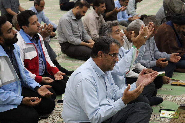 تصاویر/ مراسم معنوی دعای عرفه در بندر دیّر