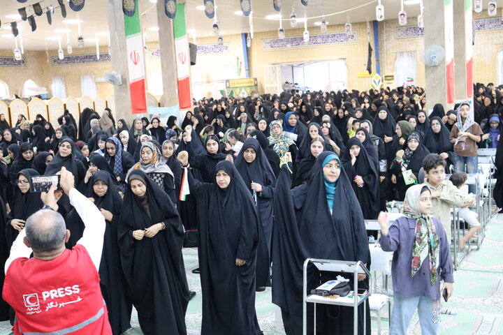 تصاویر/ مراسم معنوی دعای عرفه در بندر دیّر