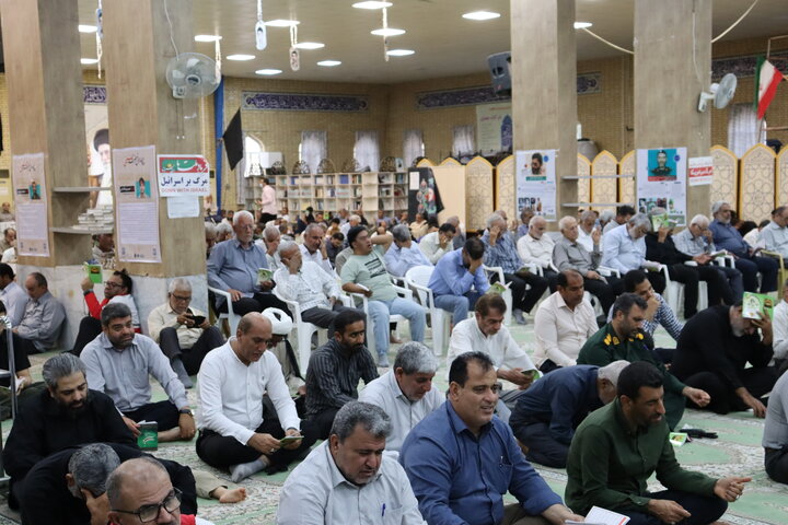 تصاویر/ مراسم معنوی دعای عرفه در بندر دیّر