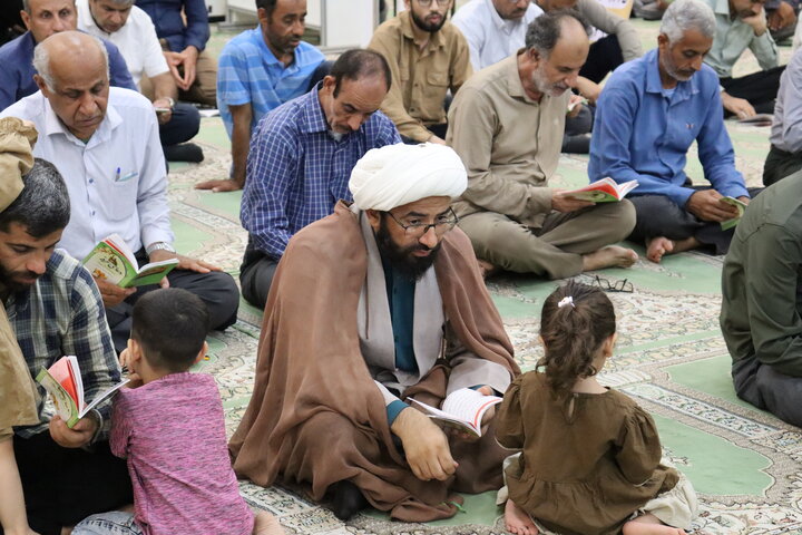 تصاویر/ مراسم معنوی دعای عرفه در بندر دیّر