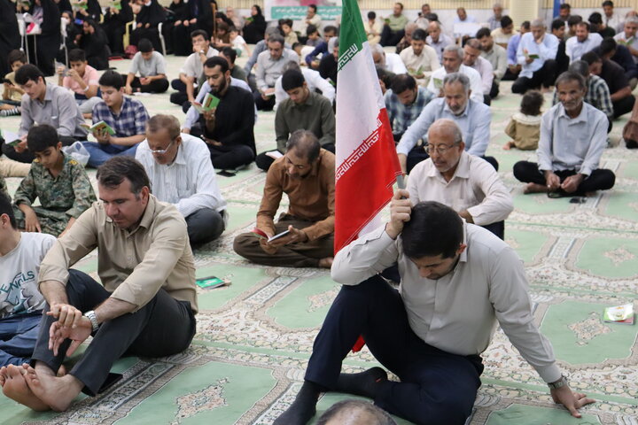 تصاویر/ مراسم معنوی دعای عرفه در بندر دیّر