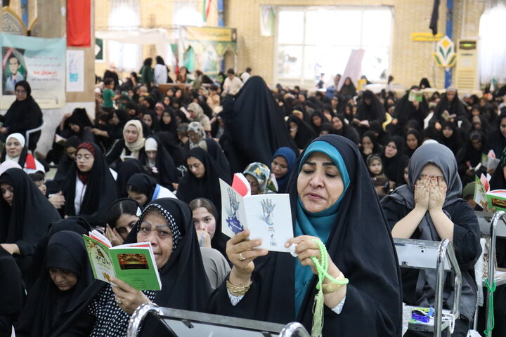 تصاویر/ مراسم معنوی دعای عرفه در بندر دیّر