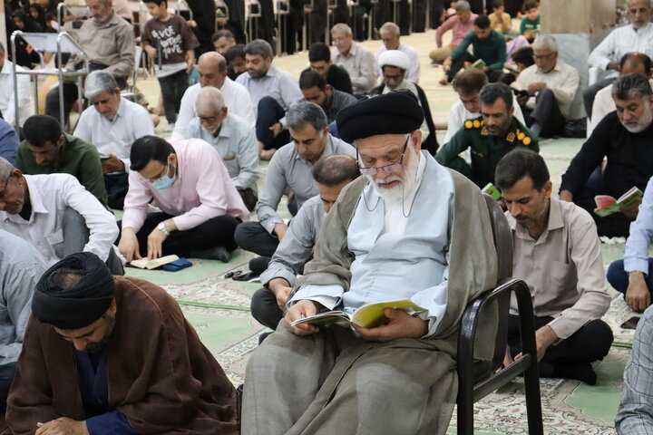 تصاویر/ مراسم معنوی دعای عرفه در بندر دیّر