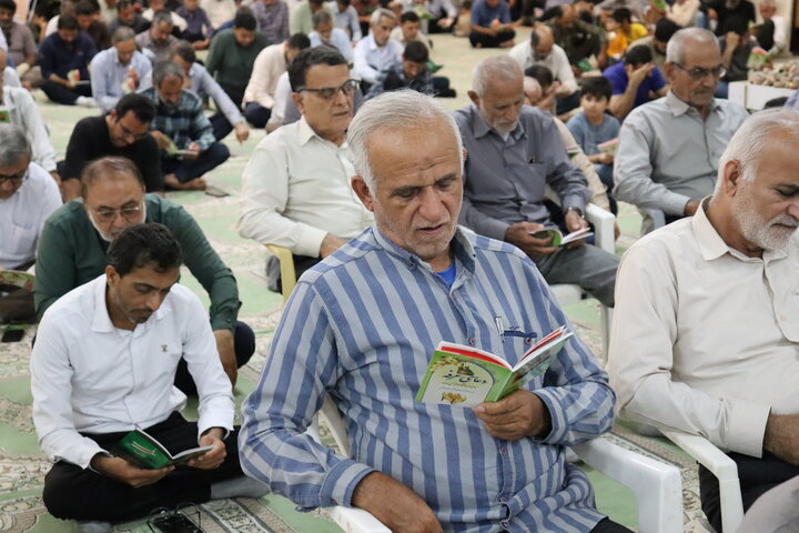 تصاویر/ مراسم معنوی دعای عرفه در بندر دیّر