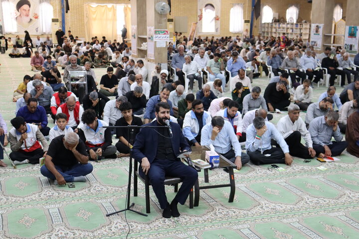 تصاویر/ مراسم معنوی دعای عرفه در بندر دیّر
