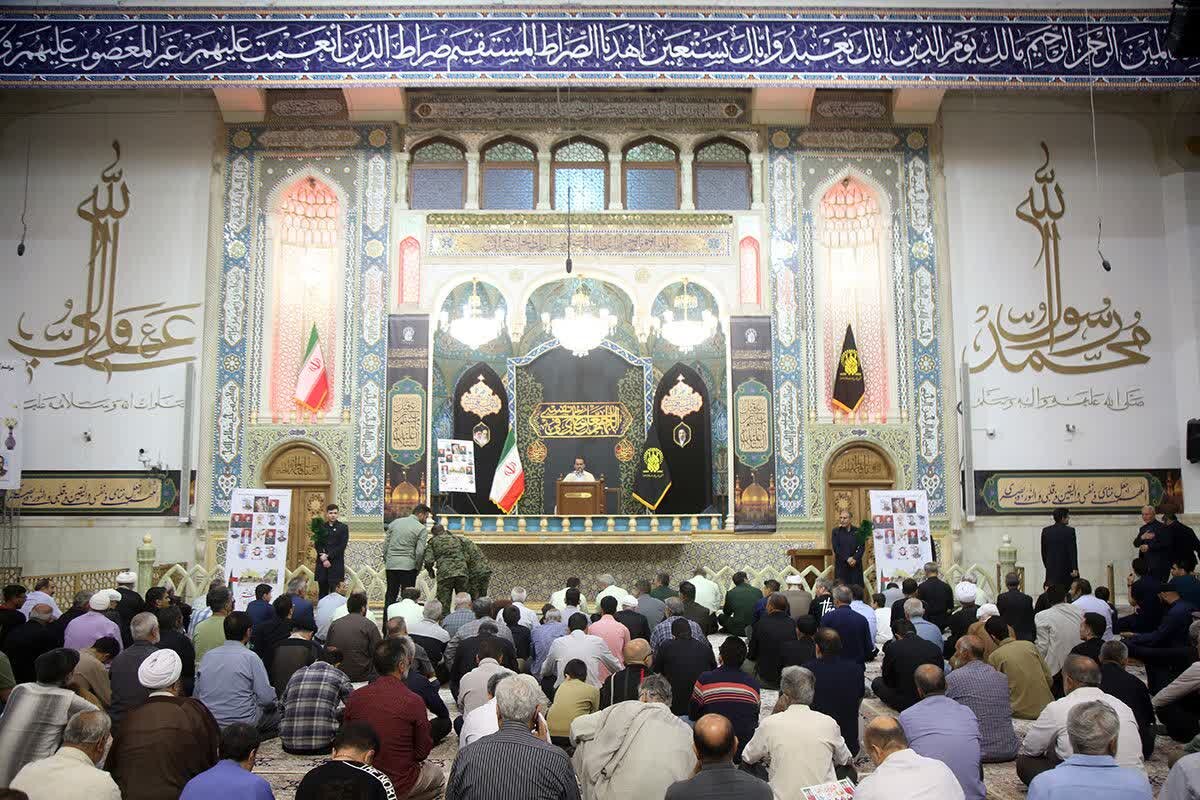 برگزاری مراسم گرامیداشت ۱۴۴ شهید رمضان و اقتدار قم + تصاویر