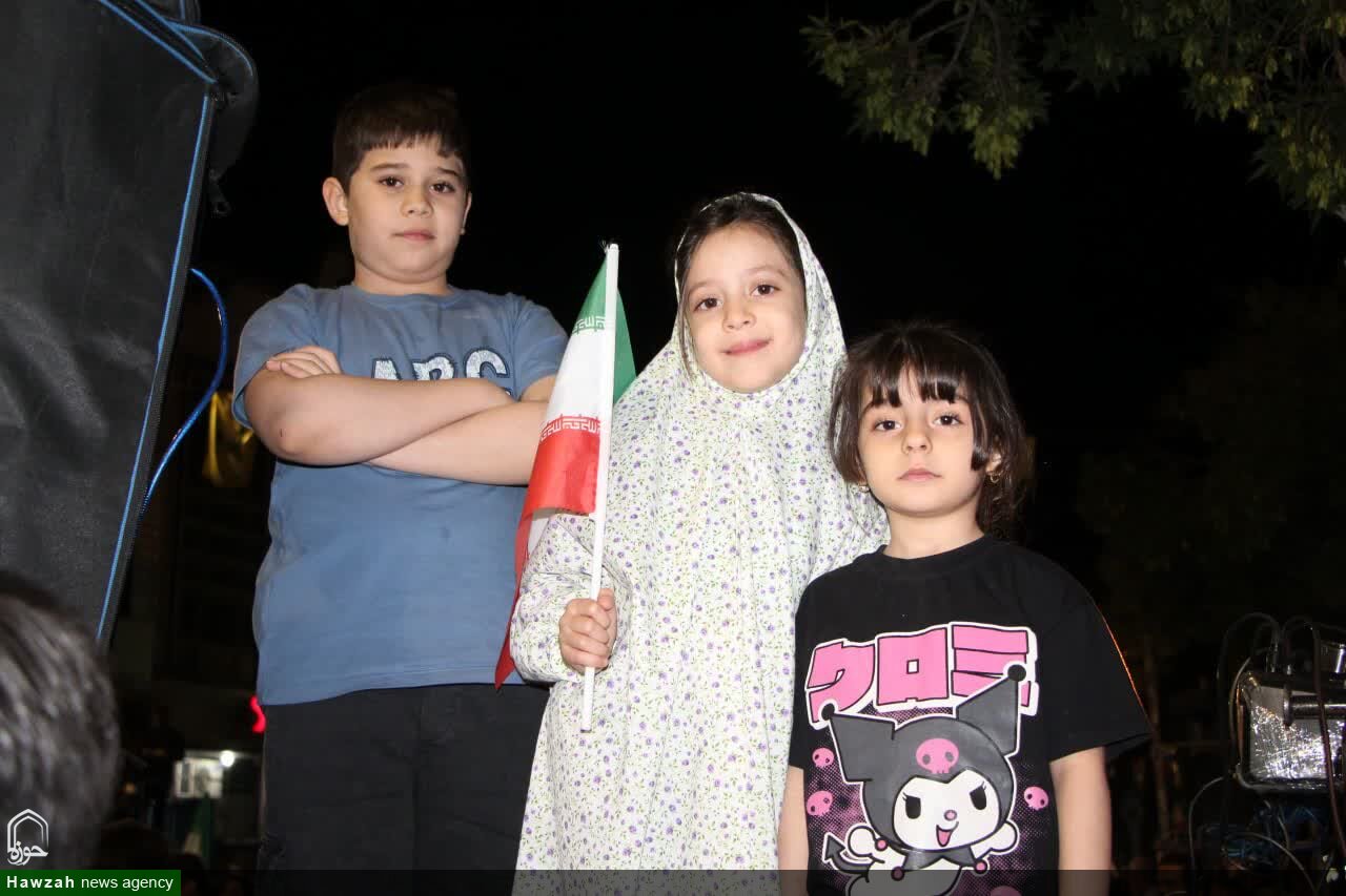 تصاویر / حضور پرشور نوجوانان و نونهالان ملایری در شب های اقتدار