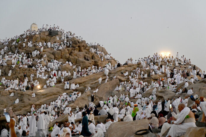 Day of Arafah begins as nearly two million pilgrims reach the pinnacle of Hajj